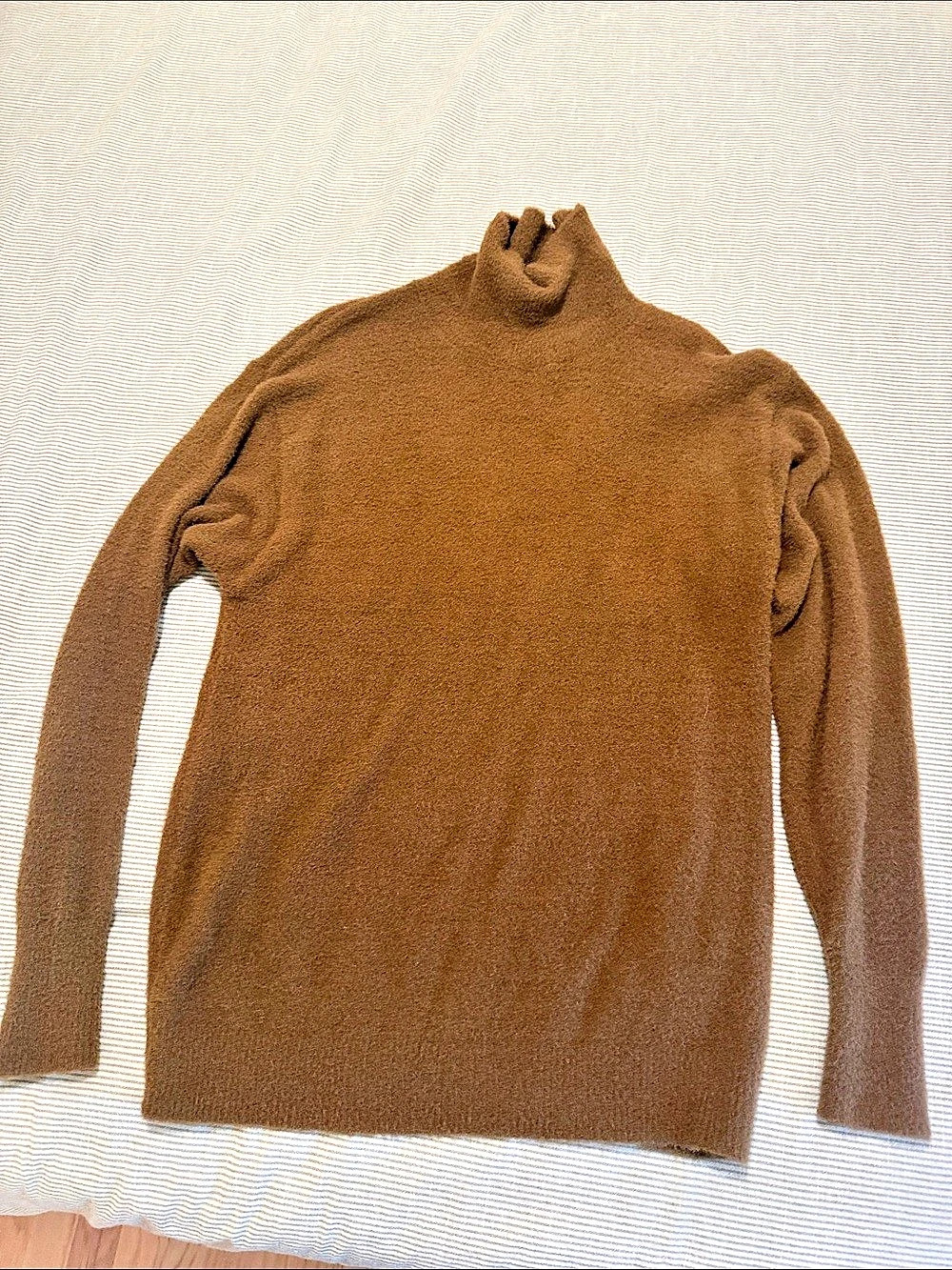 Aritzia Wilfred Free Hush Knit Turtleneck Brown Sweater - 2XS